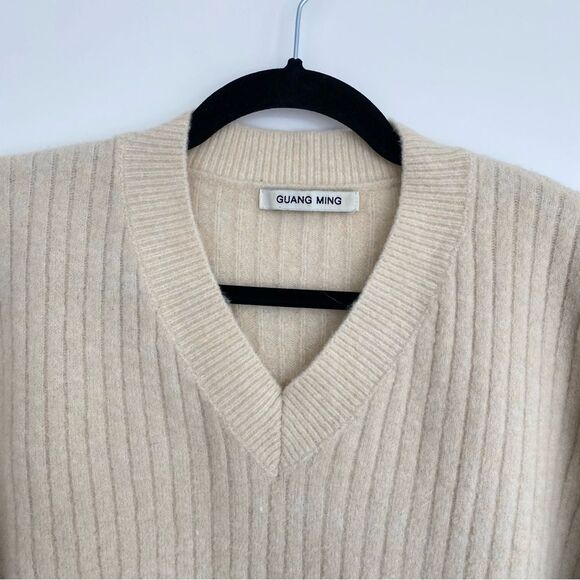 GUANG MING | Ribbed knit sweater - Picture 4 of 9
